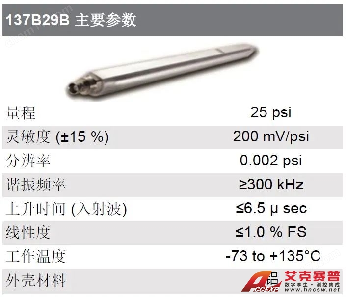 PCB 137B29B 压力传感器