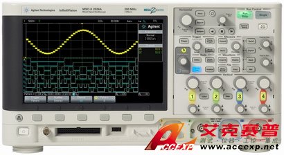 Agilent MSOX2024A 示波器(200MHz、4通道加8数字通道)