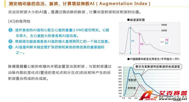 测定桡动脉的参数