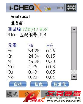 ACCEXP i-CHEQ手持式光谱分析仪